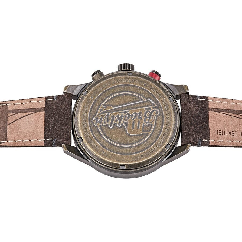 Brooklyn Watch Co. Stuyvesant Quartz Black Dial Men's Watch #BW-8128-CQ-014-BRW - Watches of America #6