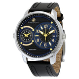 Brooklyn Willoughby Dual Time Swiss Quartz Black Dial Men's Watch #102-M1221 - Watches of America