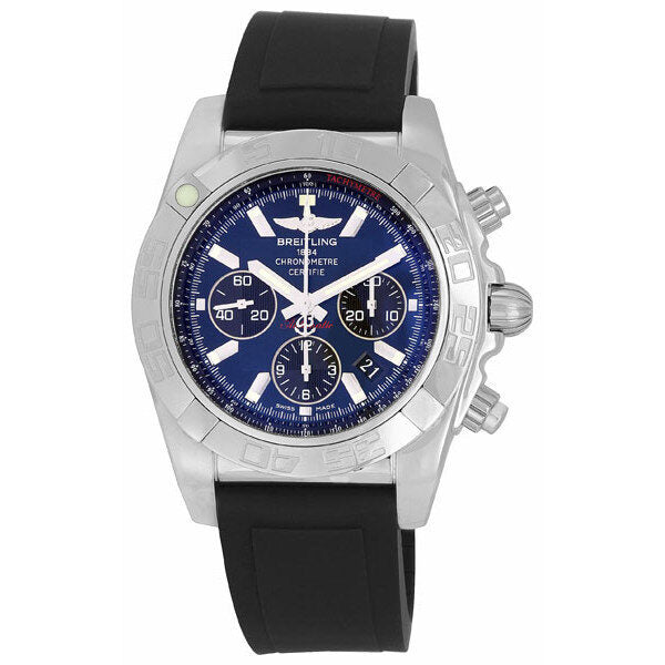 Breitling Chronomat 44 Blue Dial Men's Watch AB011012-C789-DPBK#ab011012/c789 - Watches of America