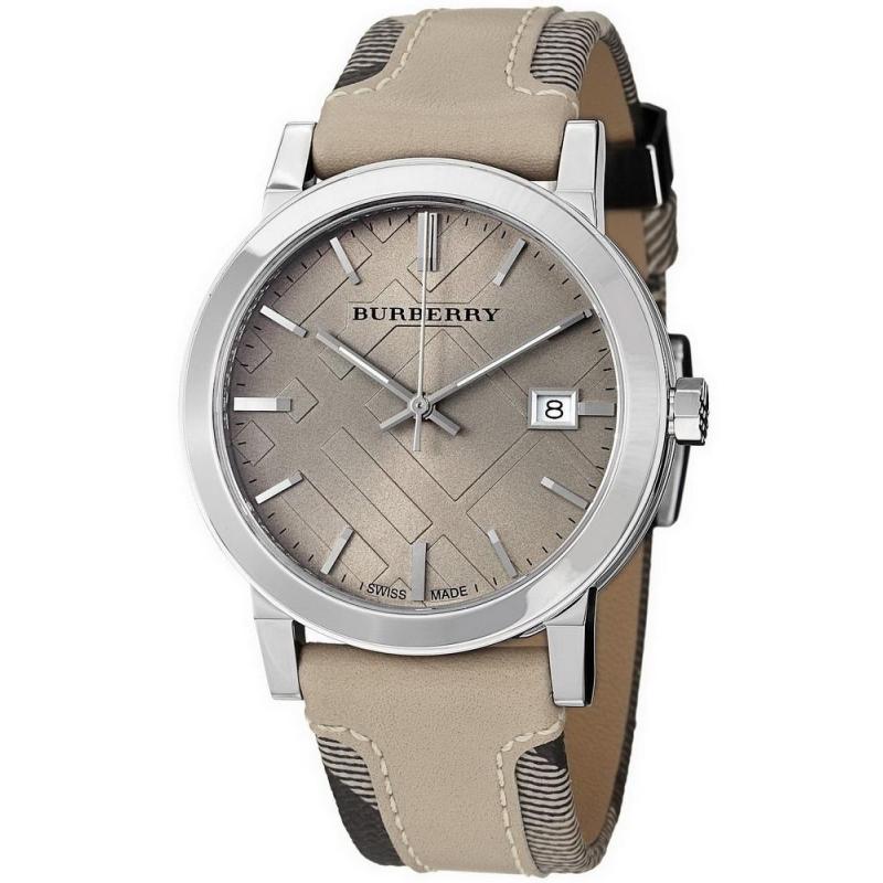 Burberry Women’s Swiss Made Leather Strap Beige Dial  Women's Watch  BU9021 - Watches of America
