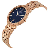 Bulova Accutron II Blue Dial Rose Gold-tone Men's Watch #97B130 - Watches of America #2