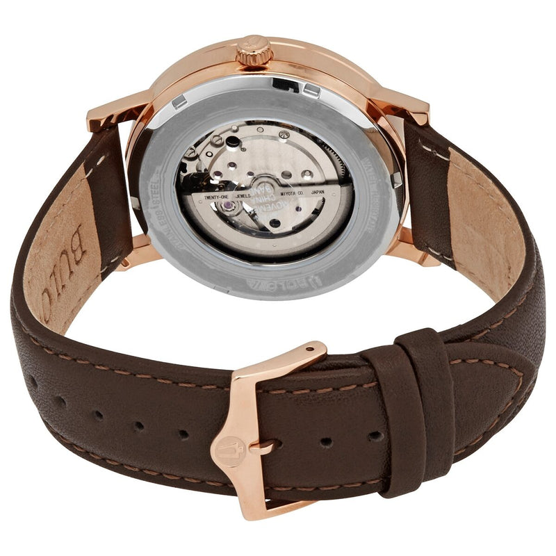 Bulova American Clipper Automatic Black Dial Men's Watch #97A155 - Watches of America #3