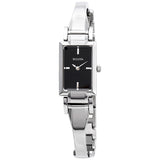 Bulova Casual Black Dial Stainless Steel Ladies Watch #96L138 - Watches of America