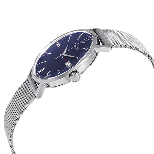 Bulova Classic Aerojet Blue Dial Stainless Steel Men's Watch #96B289 - Watches of America #2