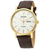 Bulova Classic Automatic White Dial Men's Watch #97C107 - Watches of America