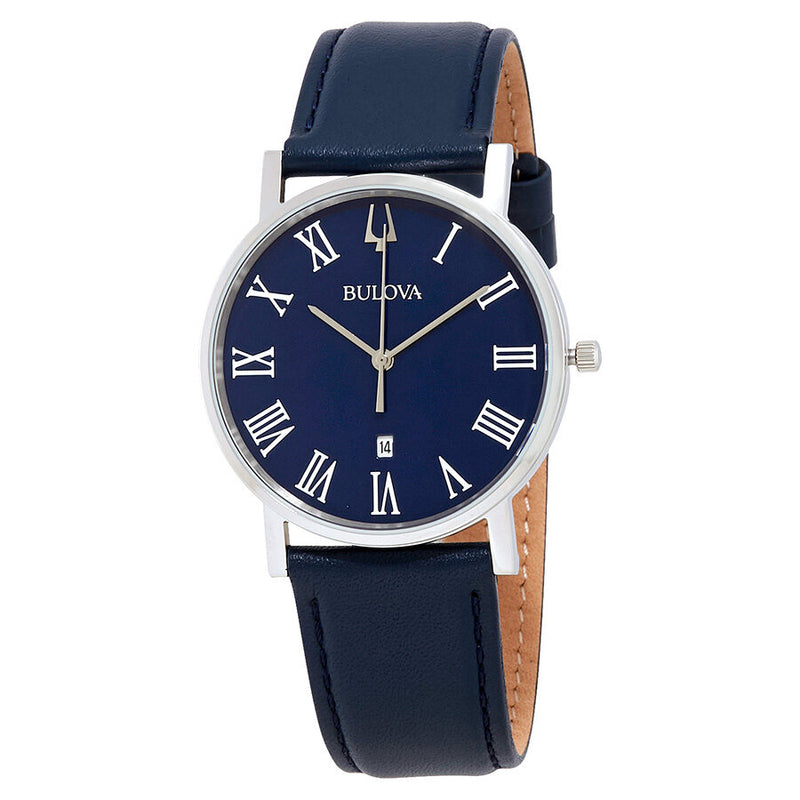 Bulova Classic Blue Dial Men's Watch #96B295 - Watches of America