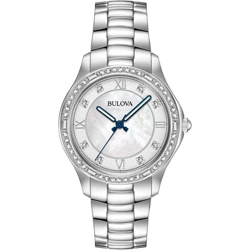 Bulova Classic Quartz Crystal Ladies Watch #96L265 - Watches of America