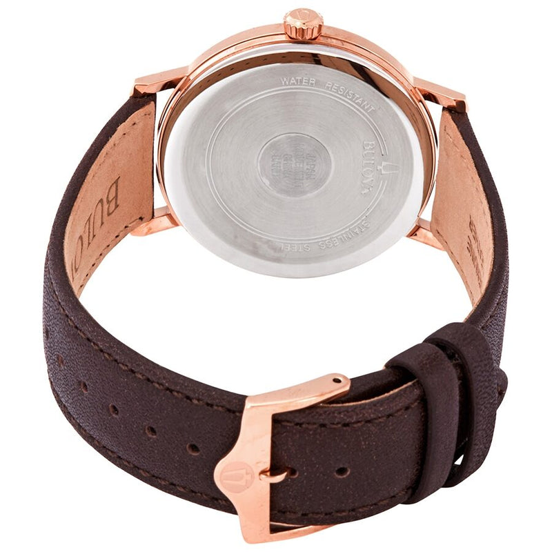 Reloj Bulova clásico de cuarzo con esfera gris para hombre 97B154