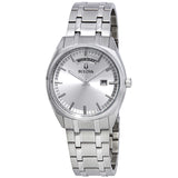 Bulova Classic Silver Dial Stainless Steel Men's Watch #96C127 - Watches of America