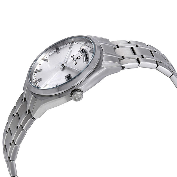 Bulova Classic Silver Dial Stainless Steel Men's Watch #96C127 - Watches of America #2