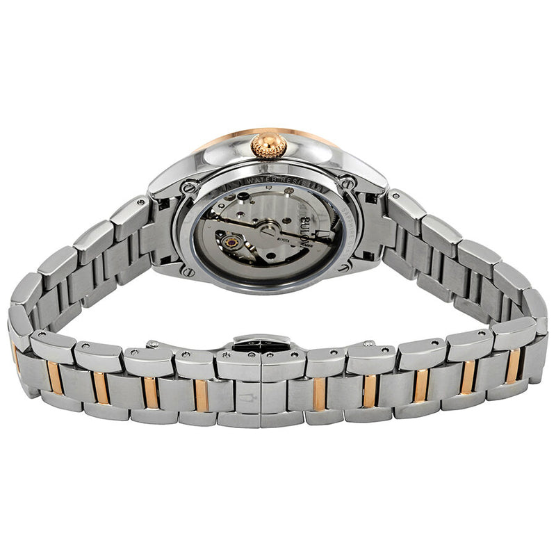 Bulova Classics Automatic Mother of Pearl Diamond Dial Ladies Watch #98P170 - Watches of America #3
