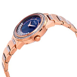 Bulova Crystal TurnStyle Blue Mother of Pearl Dial Ladies Watch #98L247 - Watches of America #2