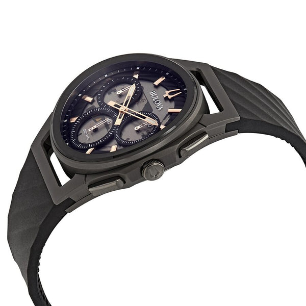 Bulova Curv Chronograph Dark Gray Dial Men's Watch #98A162 - Watches of America #2