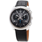 Bulova Curv Chronograph Dark Grey Dial Men's Watch #98A155 - Watches of America