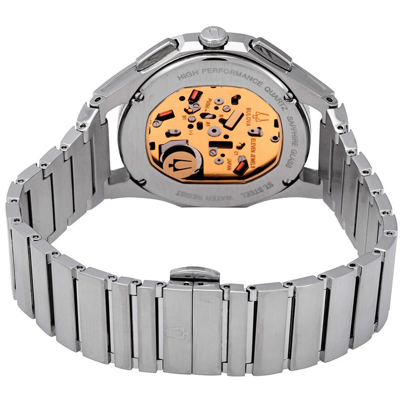 Bulova Curv Chronograph Quartz Blue Dial Men's Watch #96A205 - Watches of America #3