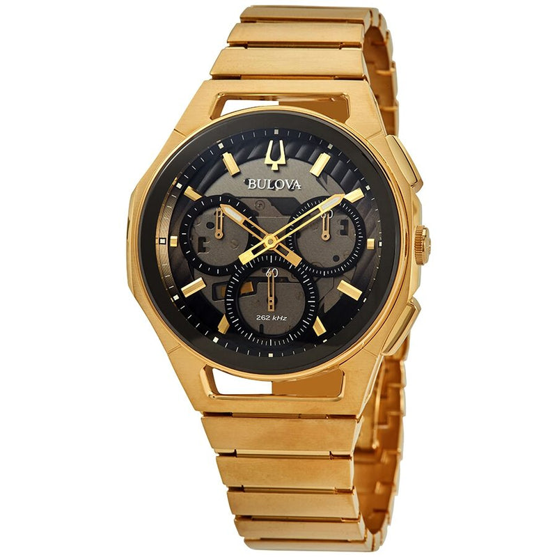 Bulova Curv Chronograph Quartz Men's Watch #97A144 - Watches of America