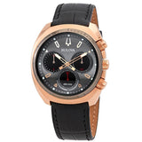 Bulova Curv Collection Chronograph Quartz Grey Dial Men's Watch #98A156 - Watches of America