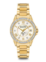Bulova Marine Star Quartz Diamond Ladies Watch #98R235 - Watches of America