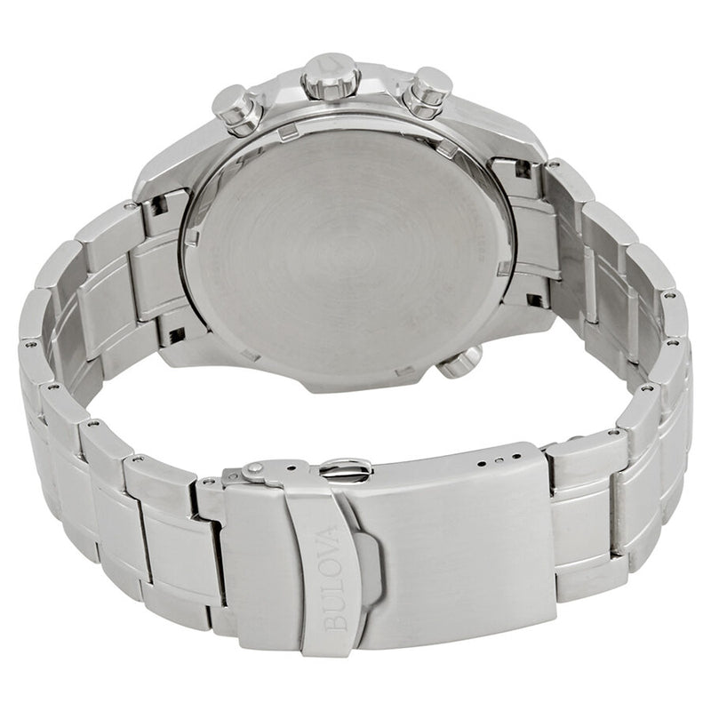 Bulova Marine Star White Dial Stainless Steel Men's Watch #96B255 - Watches of America #3