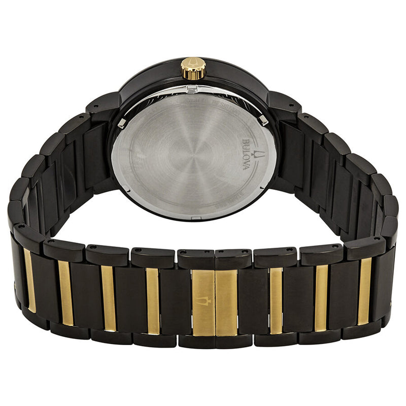 Bulova Modern Black Dial Two-tone Men's Watch #98C124 - Watches of America #3