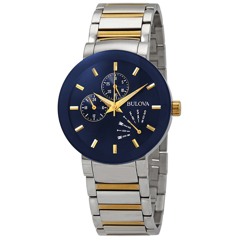 Bulova Modern Blue Dial Men's Watch #98C123 - Watches of America