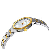 Bulova Mother of Pearl Crystal Dial Two-tone Ladies Watch #98P180 - Watches of America #2