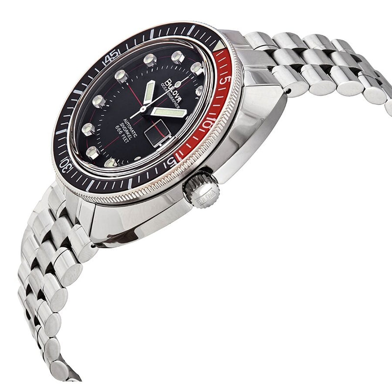 Bulova Oceanographer Automatic Black Dial Men's Watch #98B320 - Watches of America #2