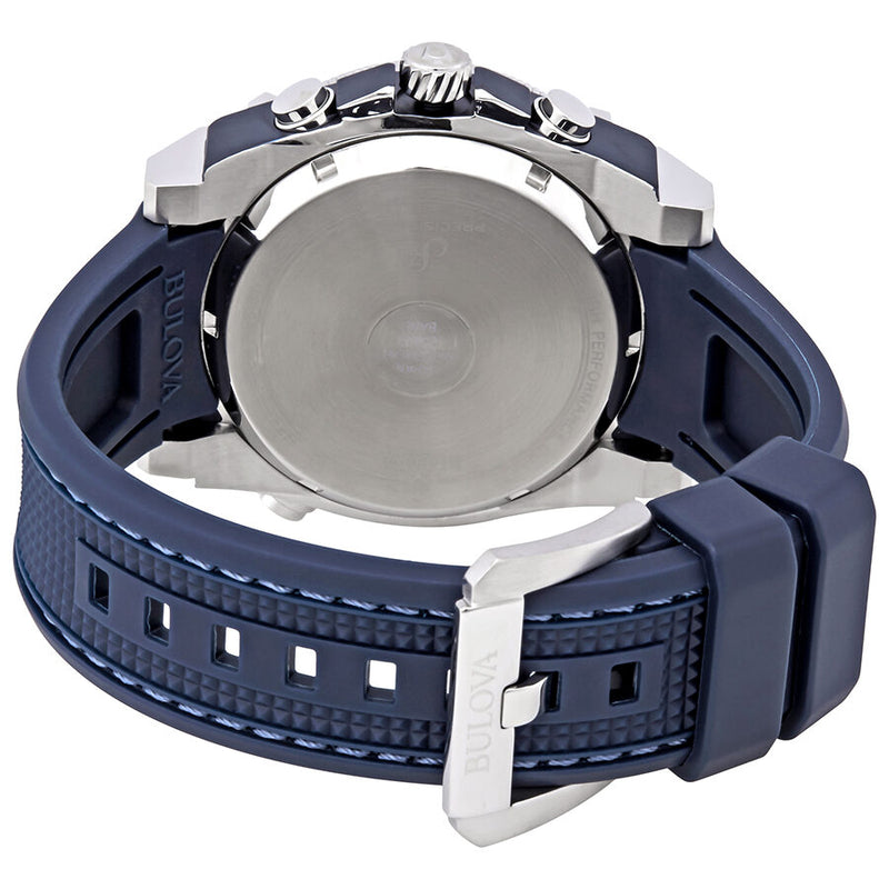 Bulova Precisionist Chronograph Black Carbon Dial Men's Watch #98B315 - Watches of America #3