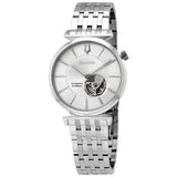 Bulova Regatta Automatic Silver Dial Stainless Steel Men's Watch #96A235 - Watches of America