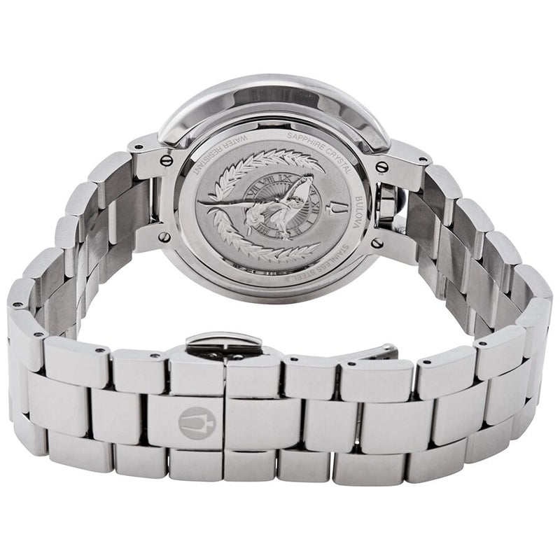 Bulova Rubaiyat Quartz Diamond White Mother of Pearl Dial Ladies Watch #96P213 - Watches of America #3