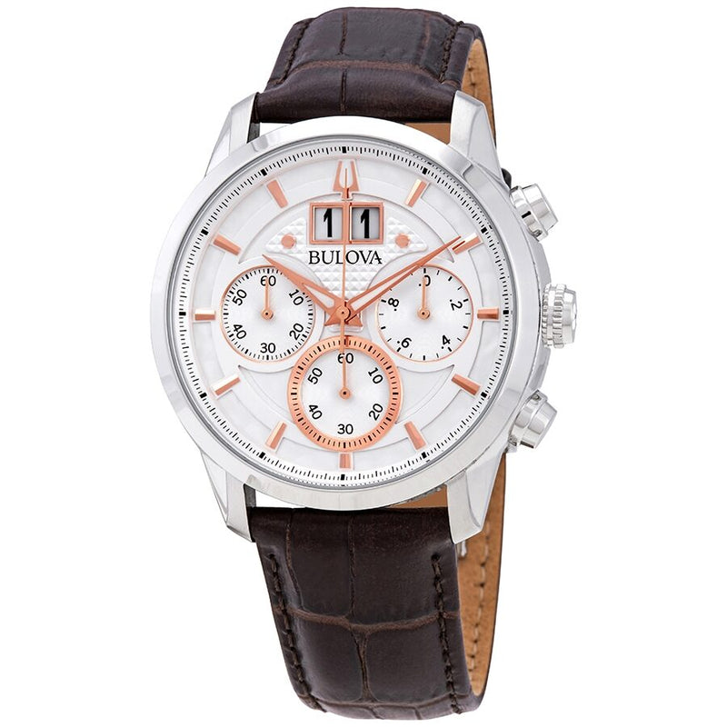 Bulova Sutton Chronograph Quartz Men's Watch #96B309 - Watches of America