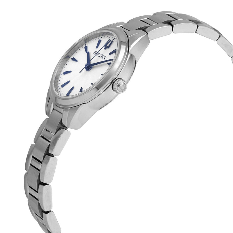 Bulova Sutton Quartz Silver Dial Ladies Watch #96L285 - Watches of America #2
