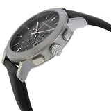 Burberry  Chronograph Black Dial Black Leather Men's Watch BU9356 - Watches of America #2