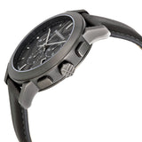 Burberry Chronograph Dark Grey Dial Dark Grey Leather Men's Watch BU9364 - Watches of America #2