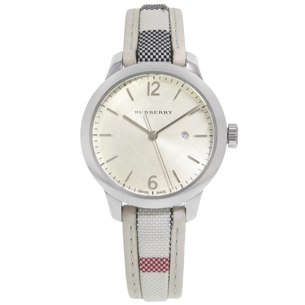 Burberry Ladies The Classic Silver Women's Watch  BU10113 - Watches of America