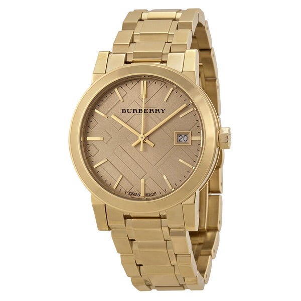 Burberry Light Champagne Dial Light Gold-tone Ladies Watch BU9134 - Watches of America