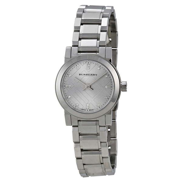 Burberry New Classic Silver Dial Stainless Steel Ladies Watch BU9230 - Watches of America