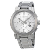 Burberry Silver Dial Chronograph Stainless Steel Men's Watch BU9350 - Watches of America