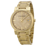 Burberry The City Champagne Dial Gold-tone UnisexWatch BU9033 - Watches of America