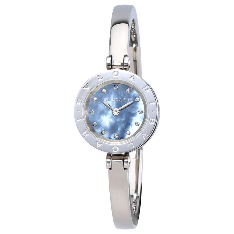 Bvlgari B.Zero 1 Blue Mother of Pearl Dial Ladies Watch #102473 - Watches of America