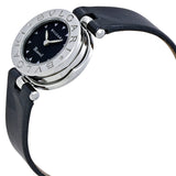 Bvlgari B.zero1 Black Dial Black Leather Strap Ladies Watch #100907 - Watches of America #2