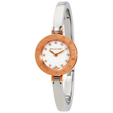 Bvlgari B.zero1 White Dial 18k Pink Gold Quartz Ladies Watch #102320 - Watches of America