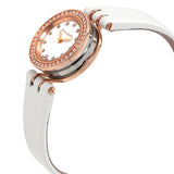 Bvlgari B.zero1 White Dial 18kt Pink Gold Quartz Ladies Watch #102398 - Watches of America #2