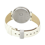 Bvlgari B.zero1 White Dial Leather Ladies Watch #101423 - Watches of America #3