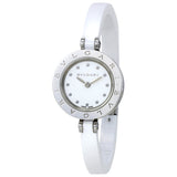 Bvlgari B.zero1 White Dial White Ceramic Bracelet Ladies Watch #102178 - Watches of America