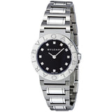 Bvlgari Bvlgari-Bvlgari Black Stainless Steel Ladies Watch #BB26BSS-12N - Watches of America