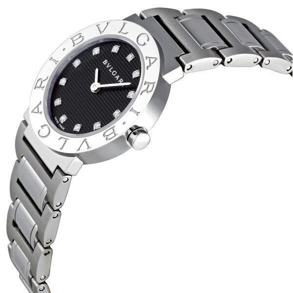 Bvlgari Bvlgari-Bvlgari Black Stainless Steel Ladies Watch #BB26BSS-12N - Watches of America #2