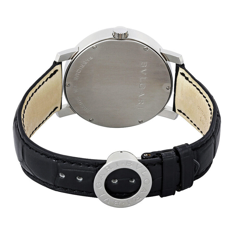 Bvlgari Bvlgari Mechanical Black Dial Steel Men's Watch BB41BSL #101794 - Watches of America #3