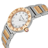 Bvlgari Bvlgari  Mother of Pearl Dial 18kt Rose Gold Stainless Steel Ladies Watch BBL26WSPG-12#BBL26WSPG/12 - Watches of America #2
