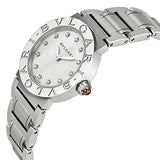 Bvlgari Bvlgari Mother of Pearl Diamond Dial Stainless Steel Ladies Watch #101886 - Watches of America #2